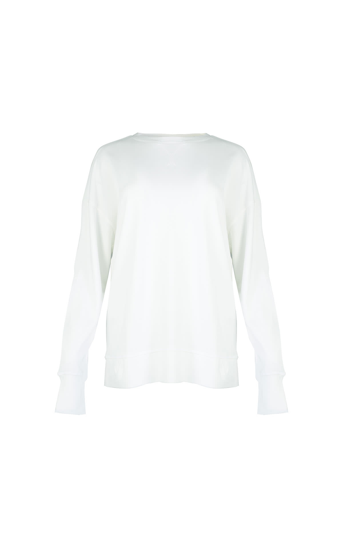 Sweaty Betty After class split sweatshirt Lily white from Bicester Village