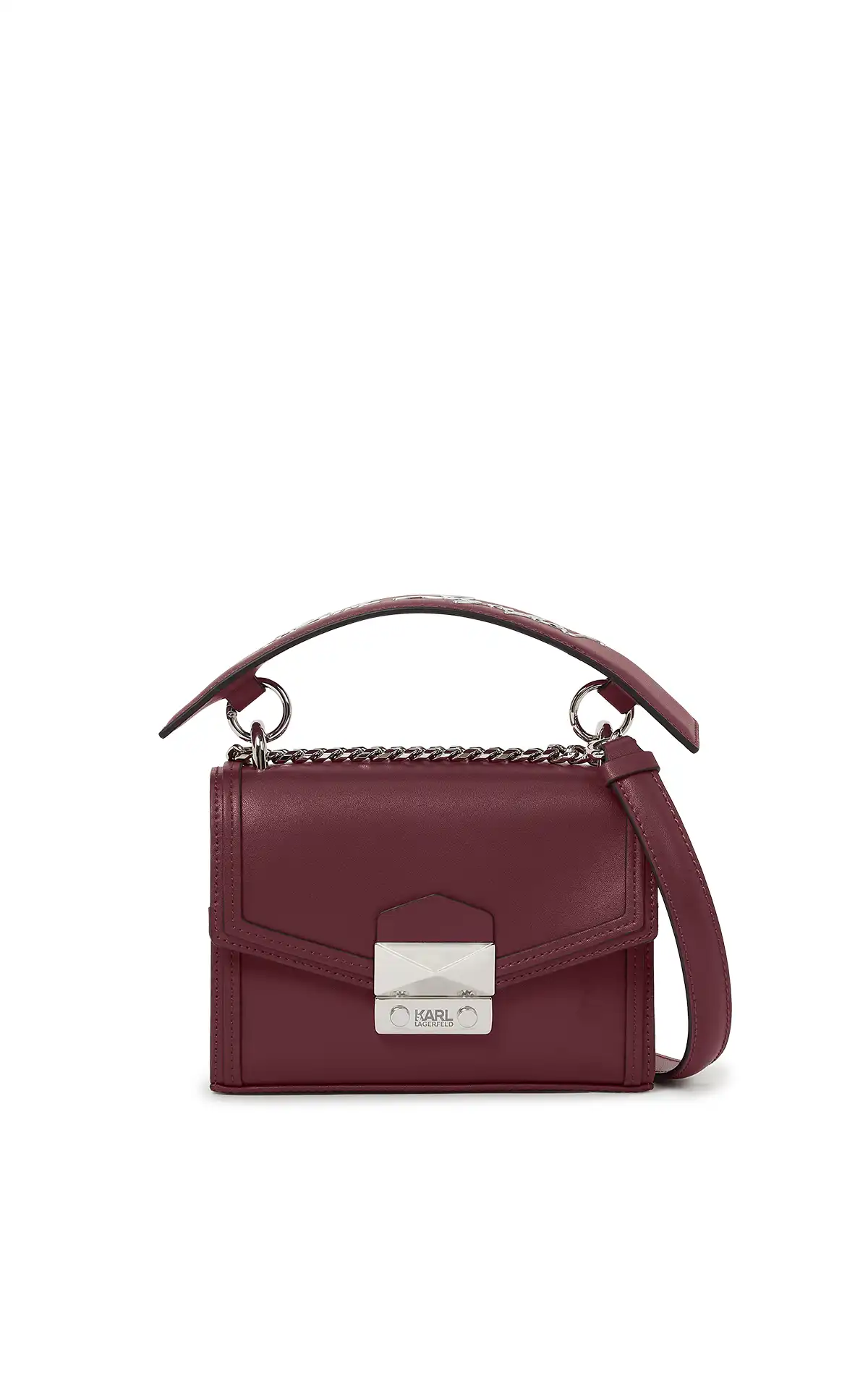 KARL LAGERFELD burgundy K/Style crossbody bag La Vallée Village