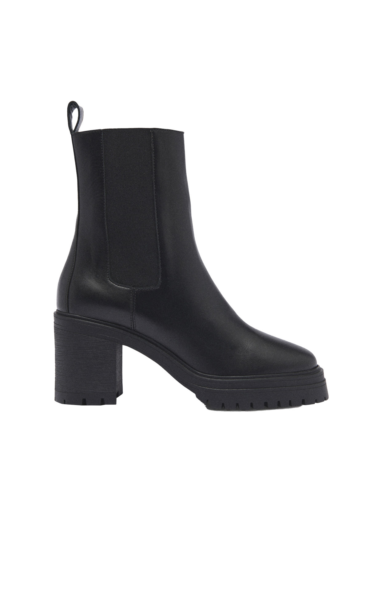 Black boot with heel ba&sh