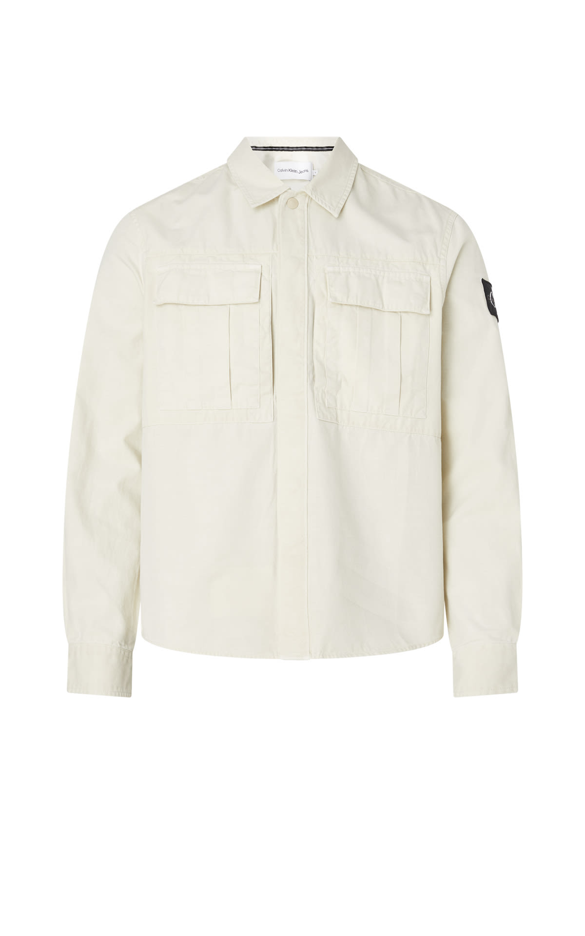 White denim jacket Calvin Klein Jeans outlet barcelona la roca village