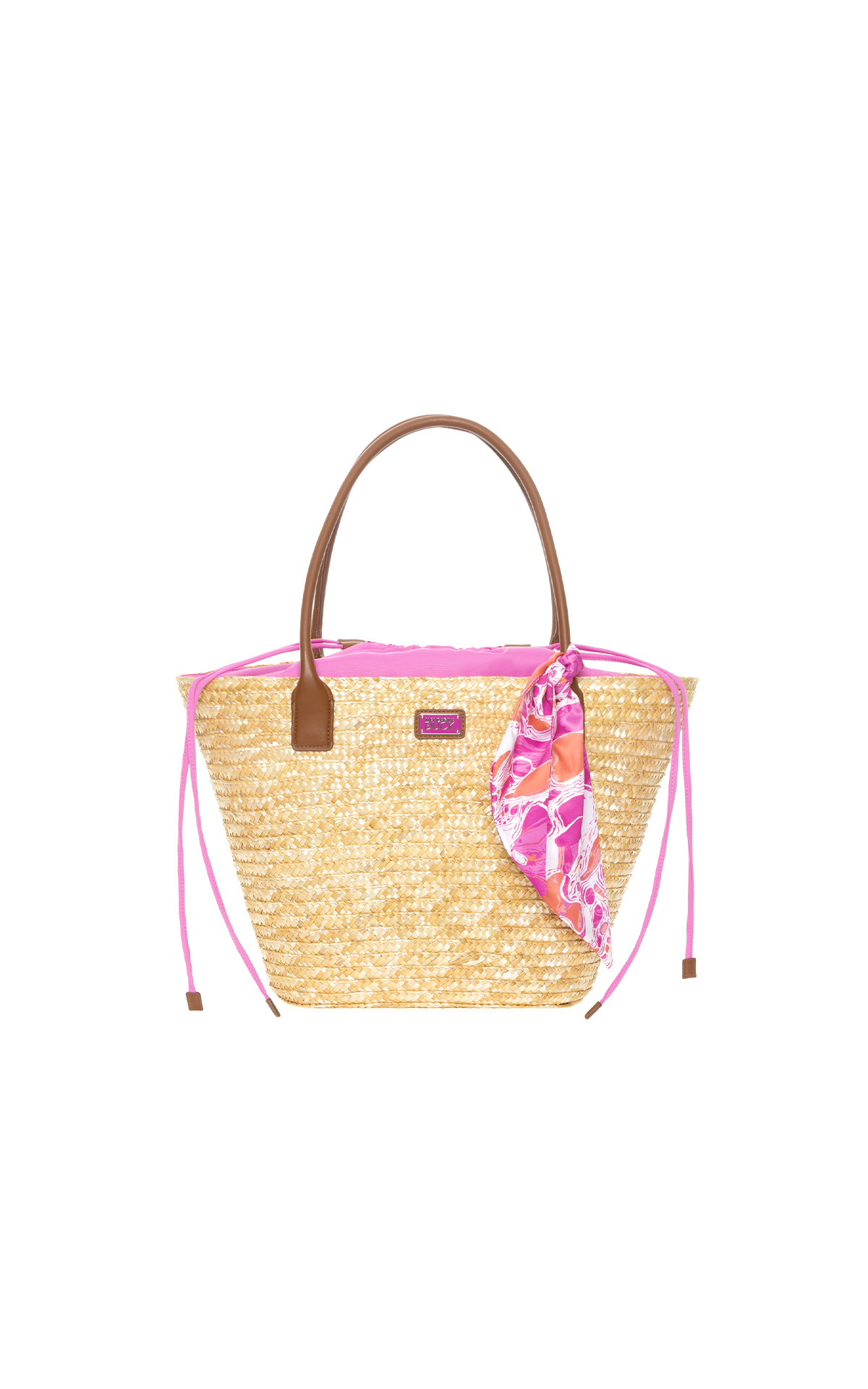 Mandarina Duck beige and pink bag
