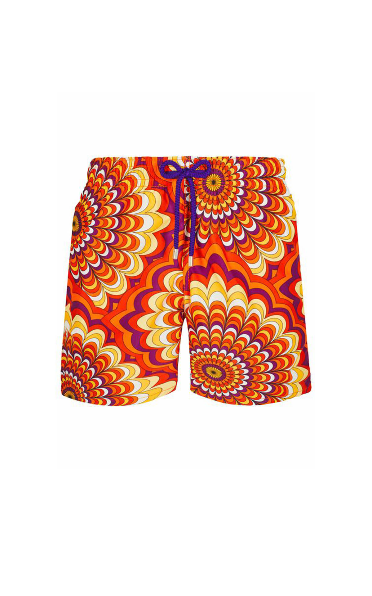 Orange printed swimsuit Vilebrequin