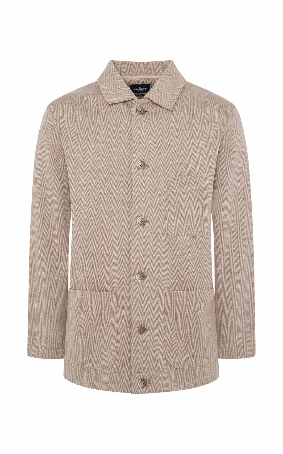 Camel jacket hackett london outlet madrid las rozas village