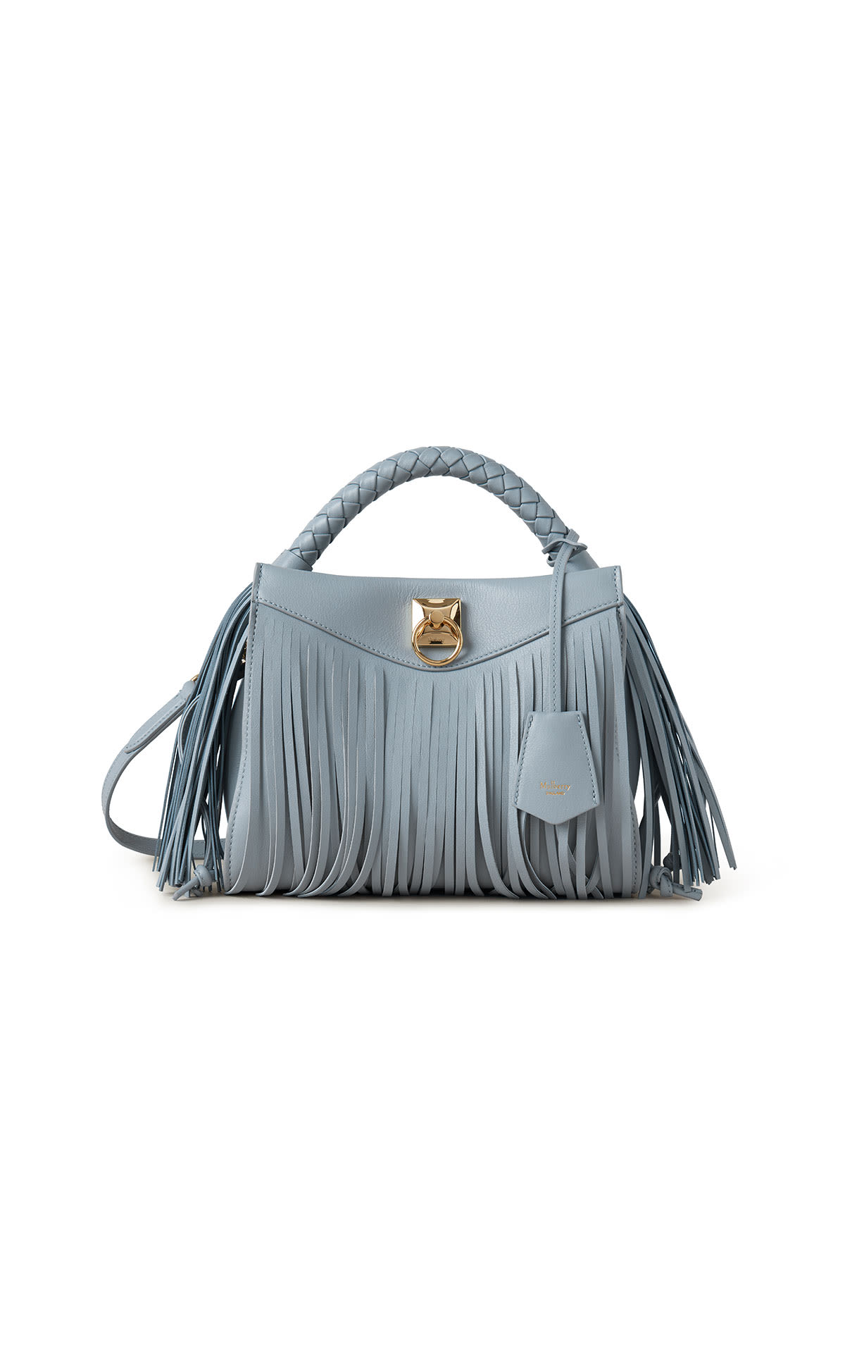 Mulberry Small iris silky calf fringe cloud  from Bicester Village
