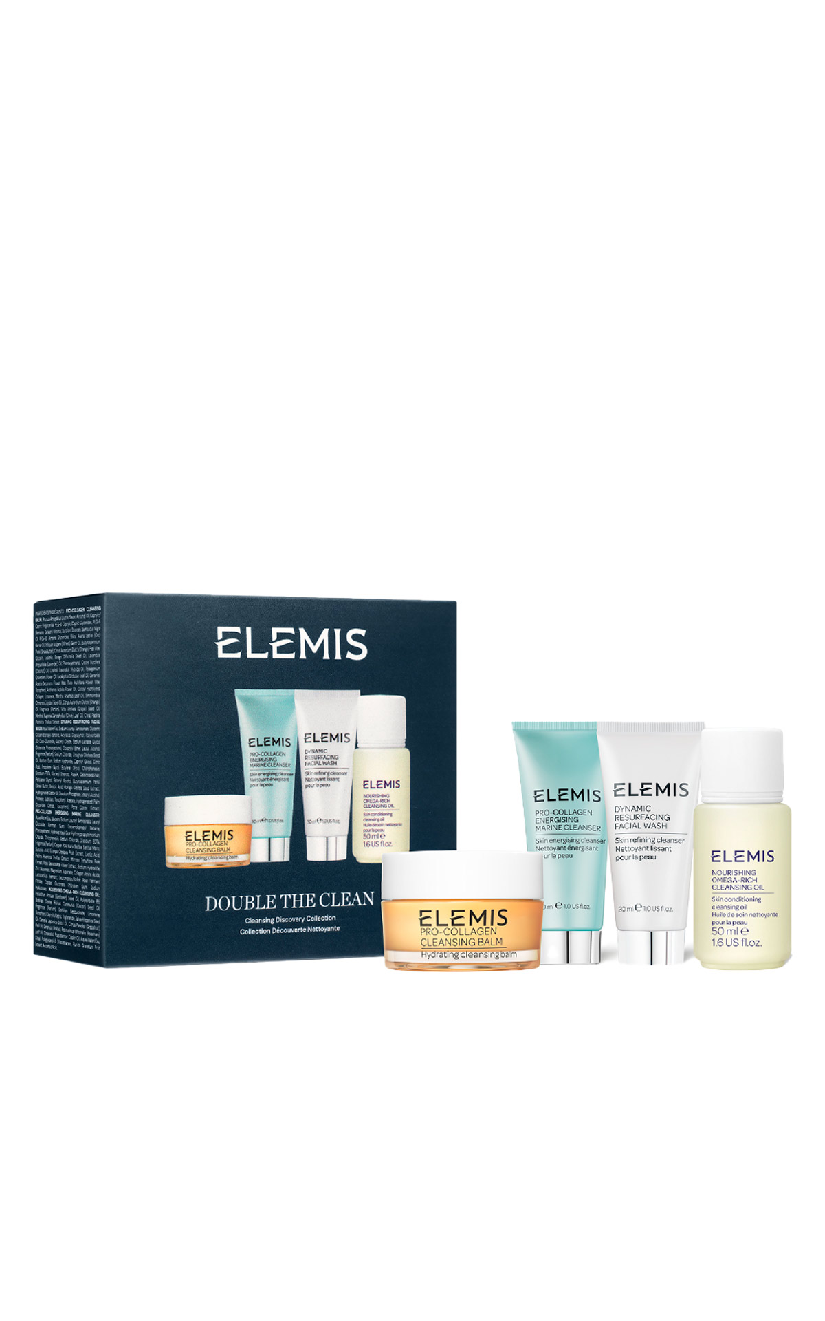 Elemis Double the clean cleansing discovery collection from Bicester Village