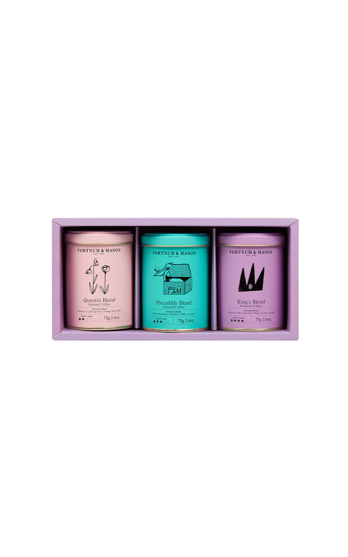 Fortnum & Mason The house blends ground coffee selection from Bicester Village