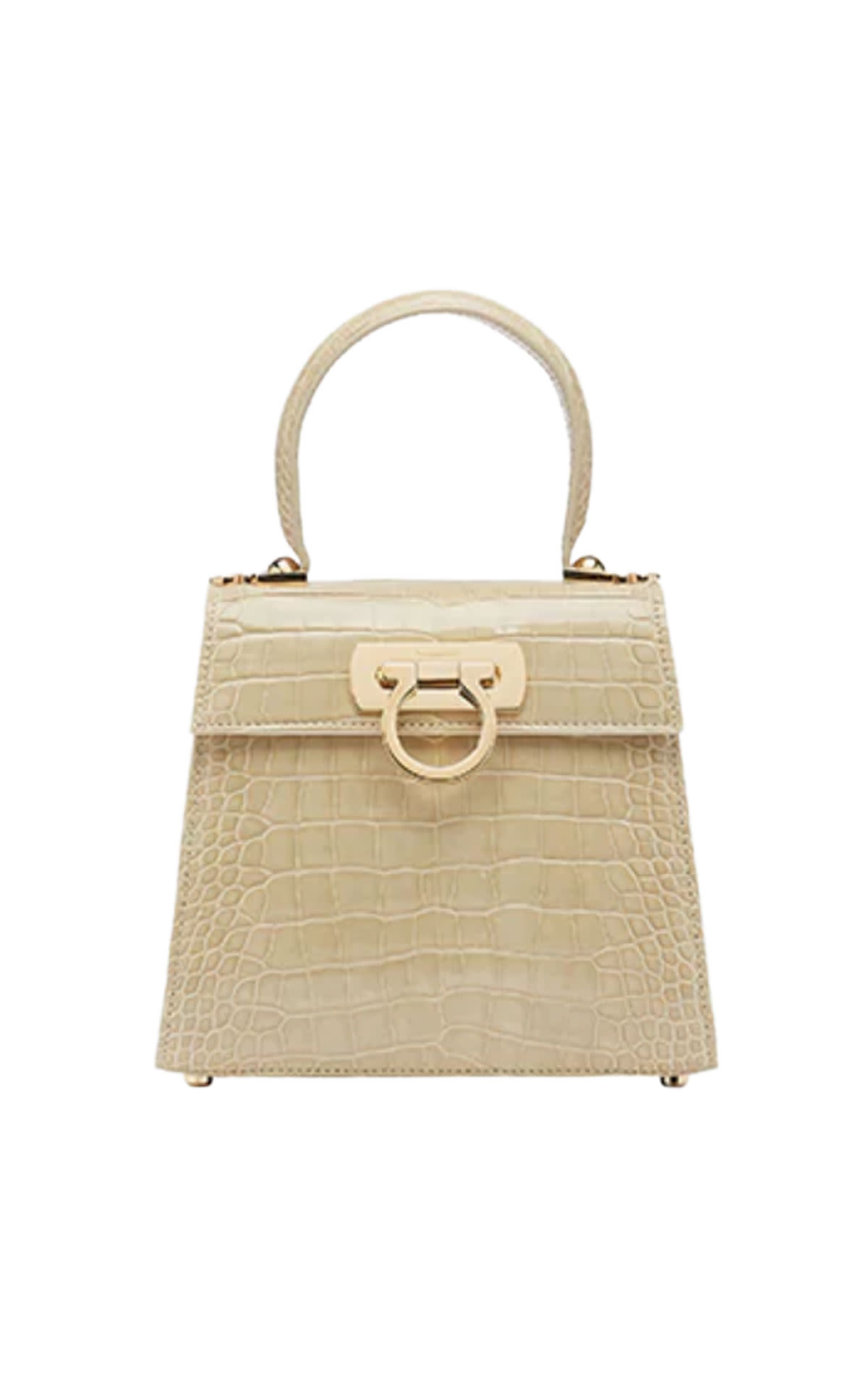 Ferragamo Crocodile top handle bag from Bicester Village