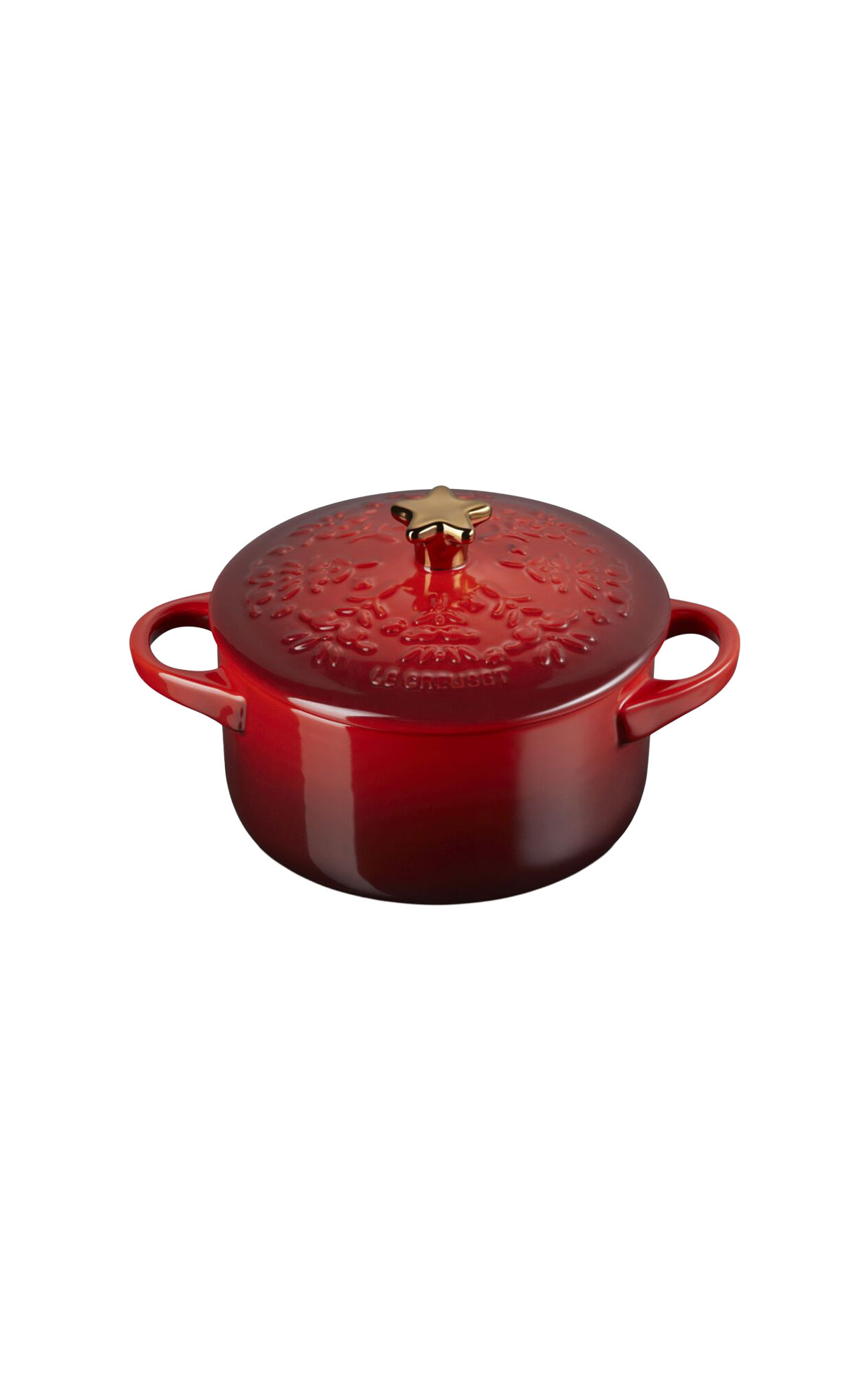 Le Creuset 14cm tree relief cerise  from Bicester Village