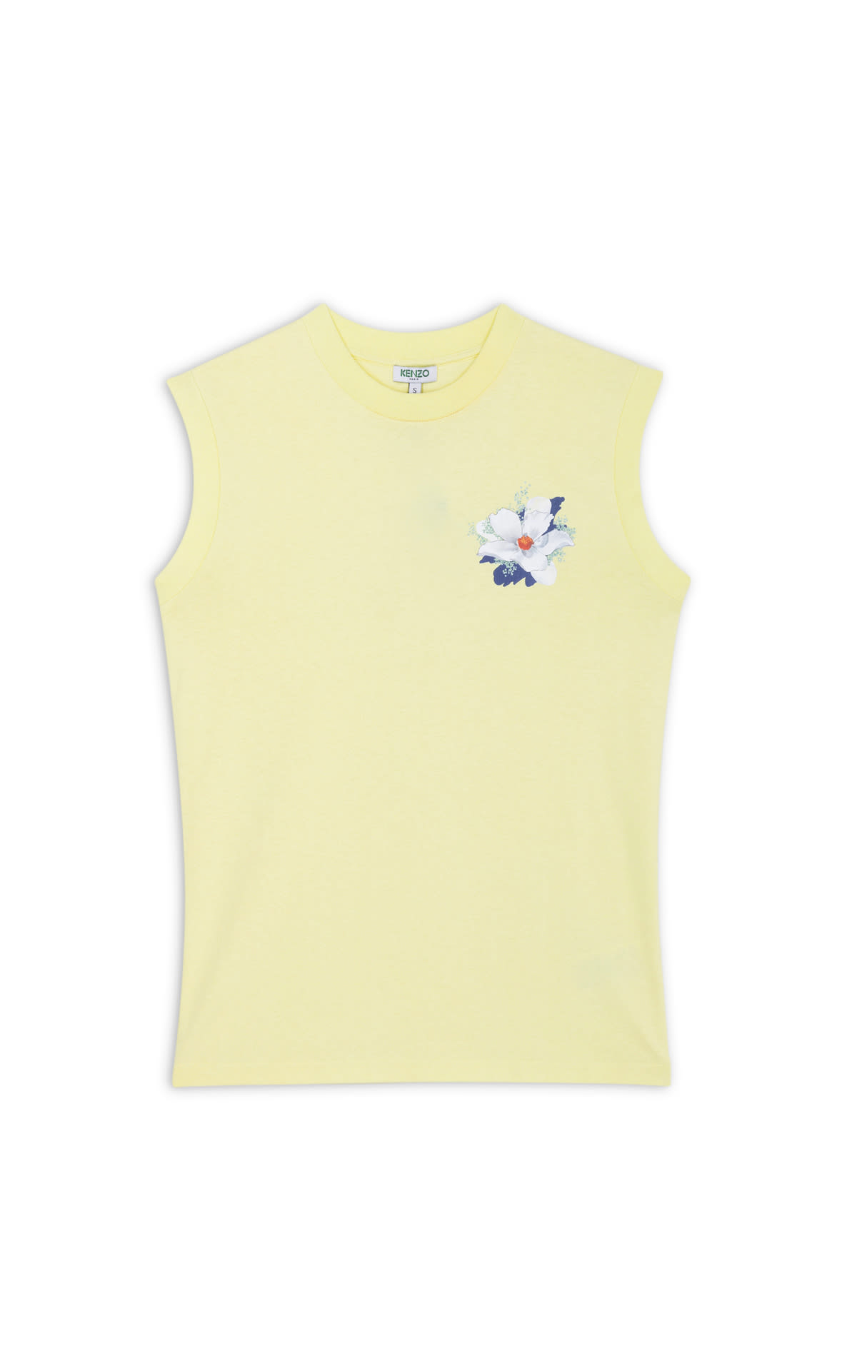 Kenzo Yellow sleeveless T-shirt La Vallée Village