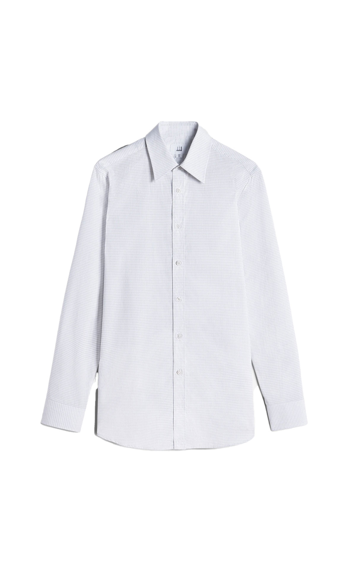 dunhill Rollagas micro check long sleeve shirt from Bicester Village