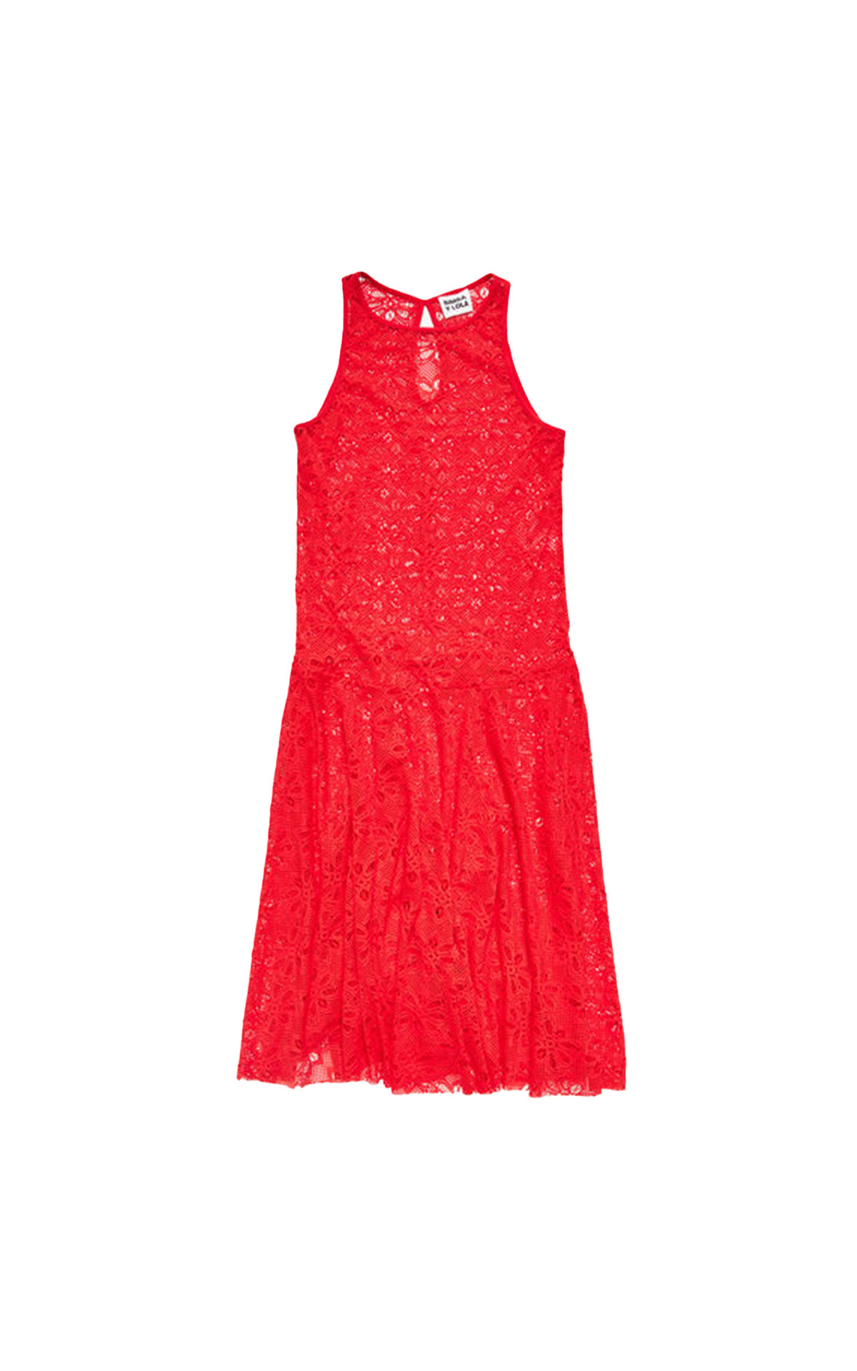 Red strapless dress bimba y lola outlet madrid las rozas village