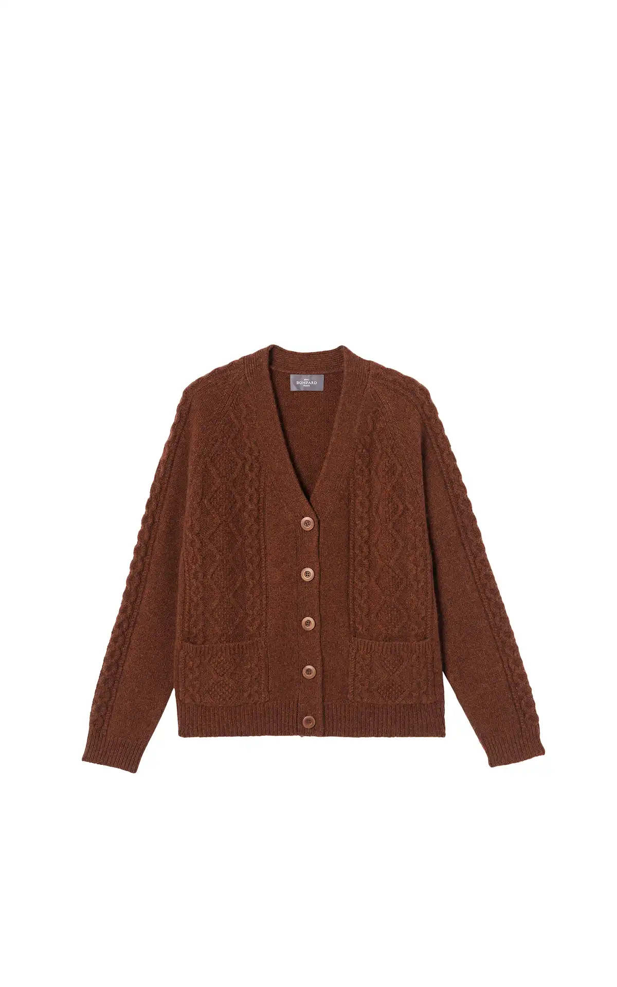 Bompard Gilet torsadé marron La Vallée Village