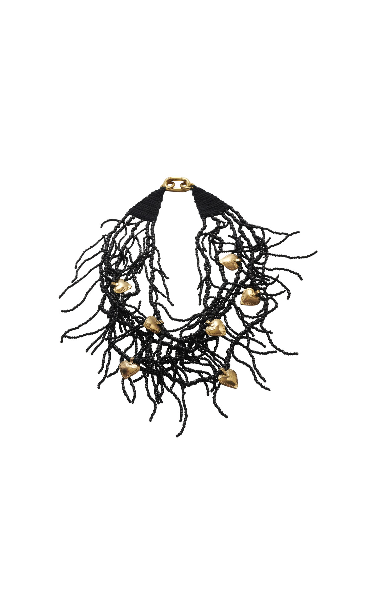 Black lattice necklace bimba y lola outlet madrid las rozas village