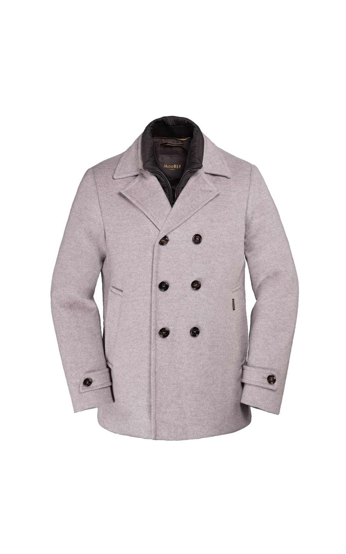  MOORER light grey double-breasted jacket