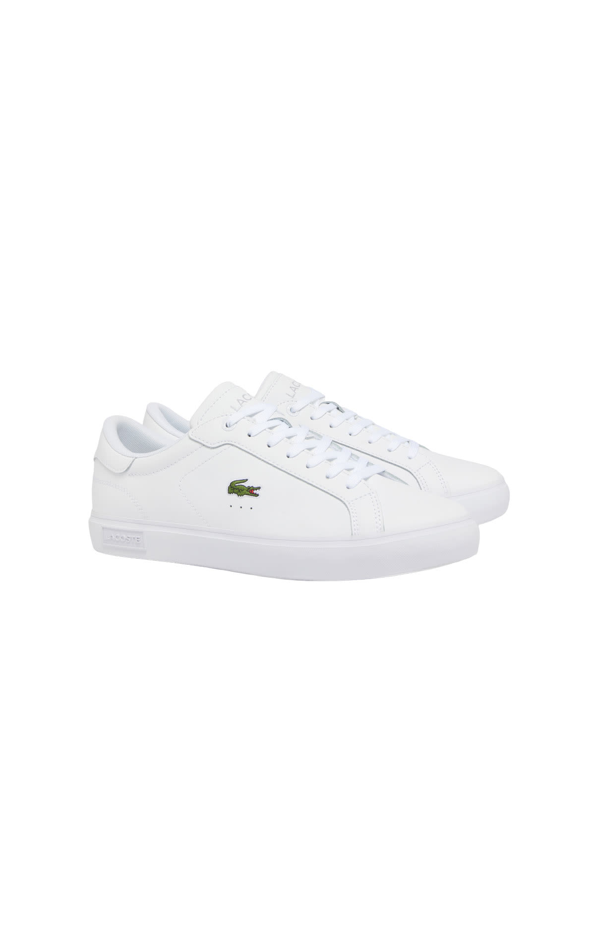 Lacoste Men's powercourt leather sneaker from Bicester Village