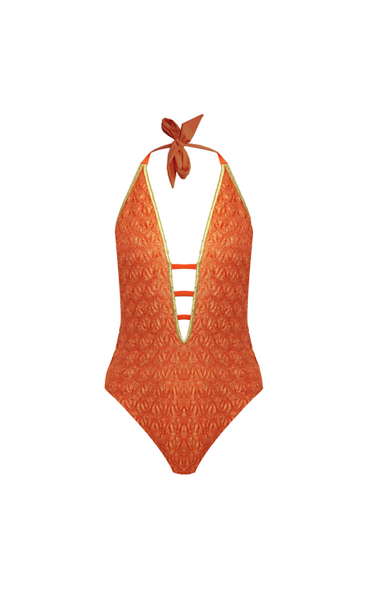 Orange swimsuit missoni