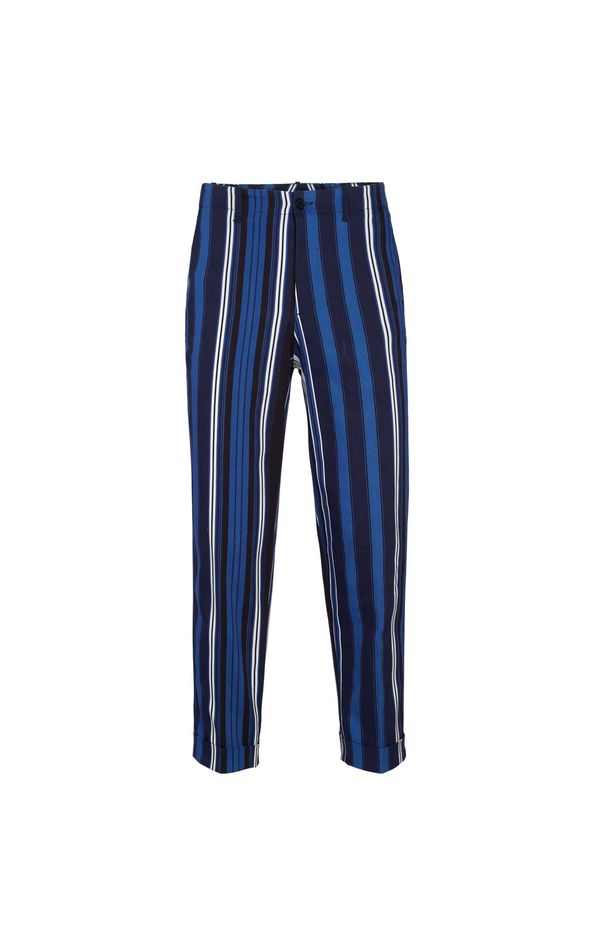 Blue Striped Suit Pants etro outlet madrid las rozas village