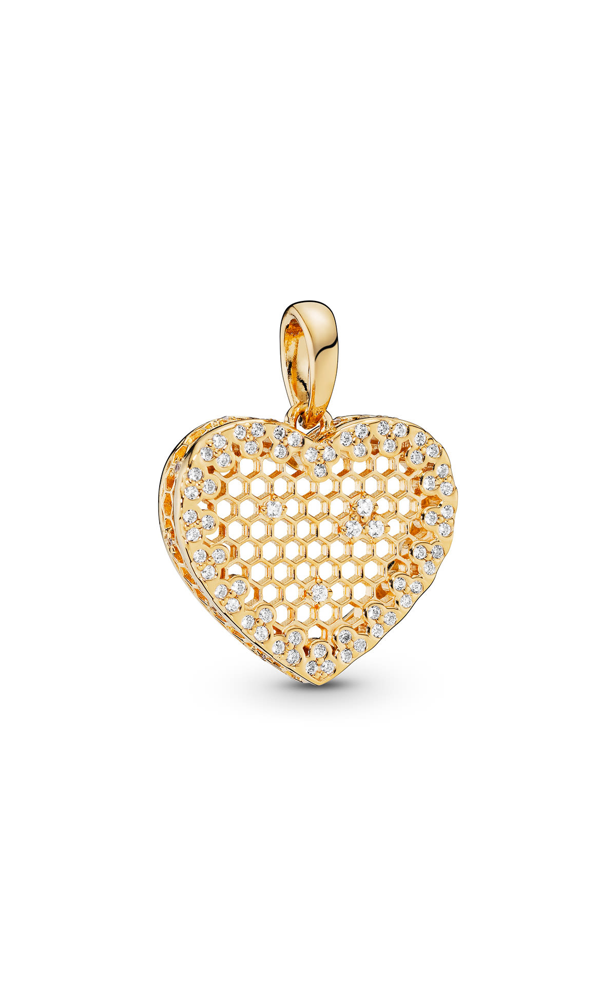 Golden heart pendant Pandora
