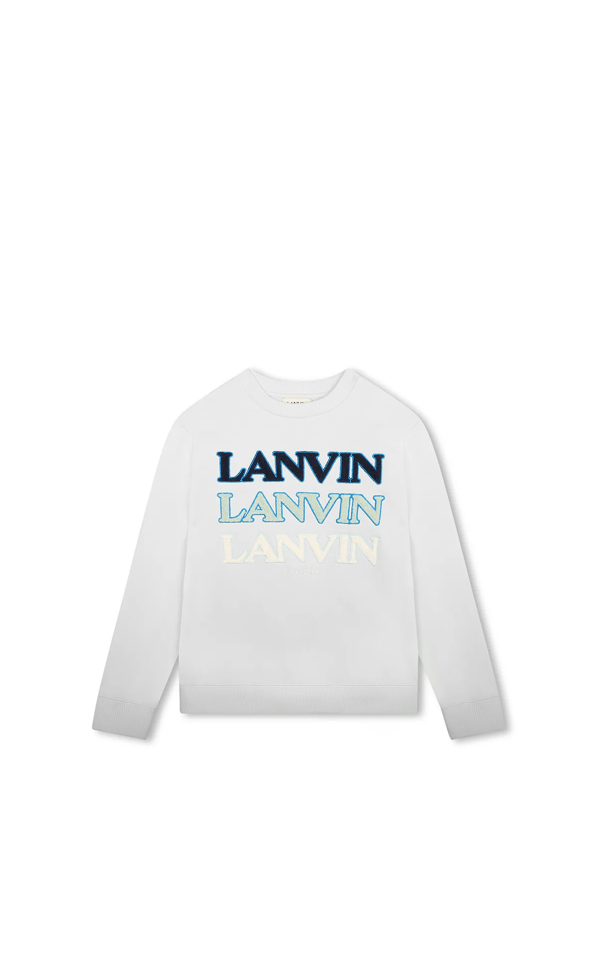 Kids around Lanvin pink sweat La Vallée Village