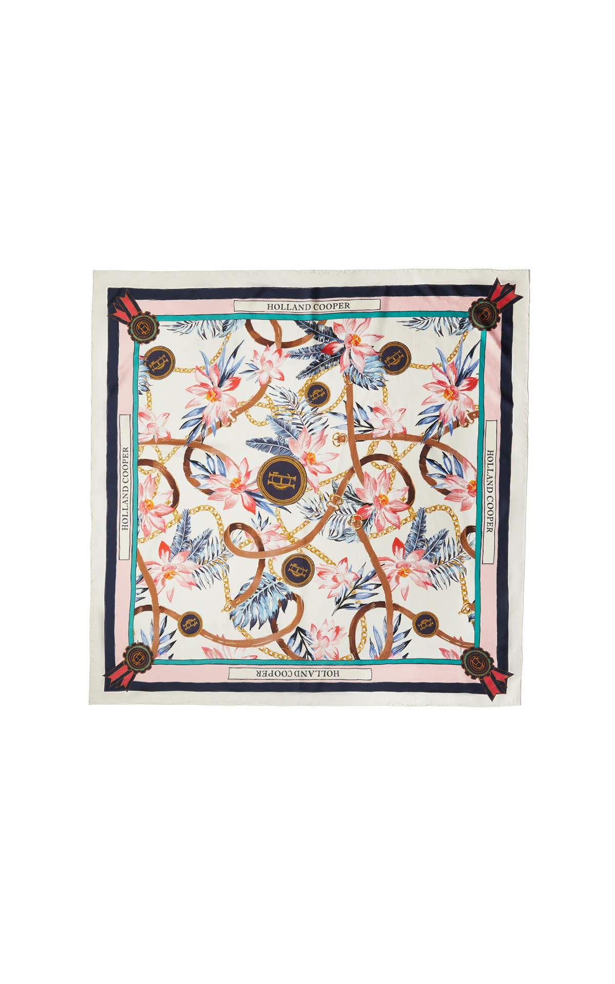 Holland Cooper Silk scarf seychelles from Bicester Village