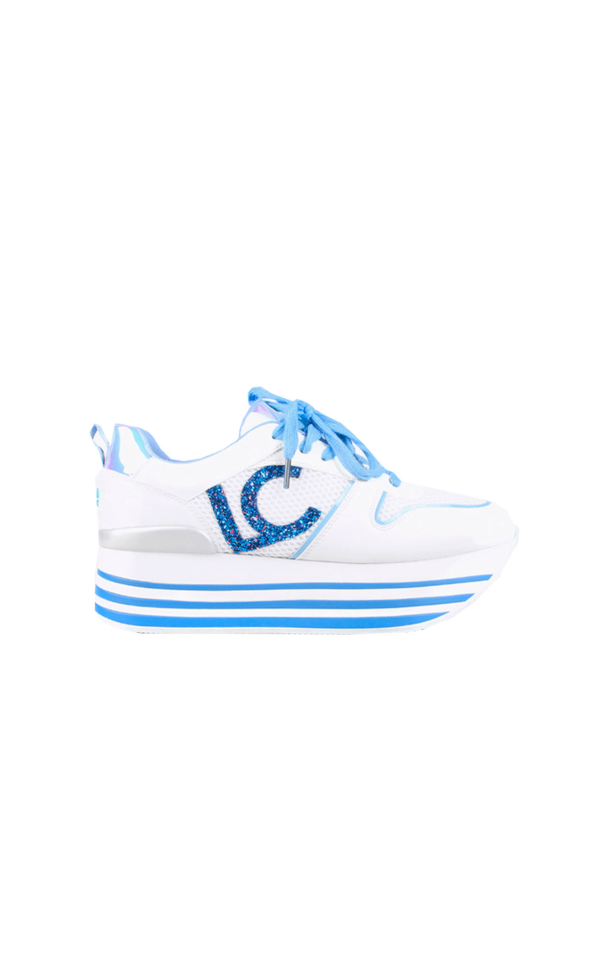 Blue and white sneaker Lola Casademunt