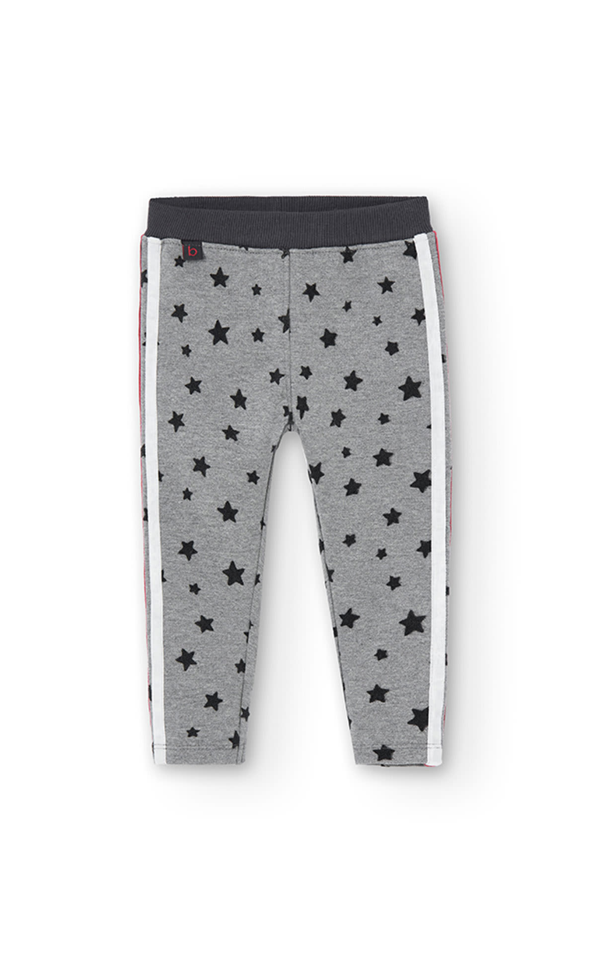 Pantalón gris con estampado de estrellas  Boboli