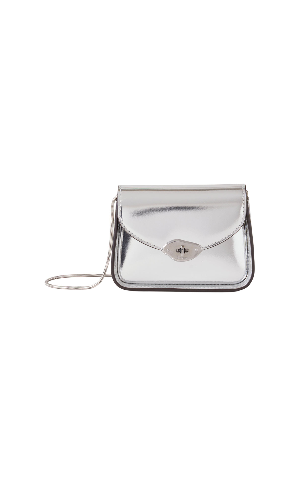 Mulberry Lana mini wallet on chain mirror from Bicester Village