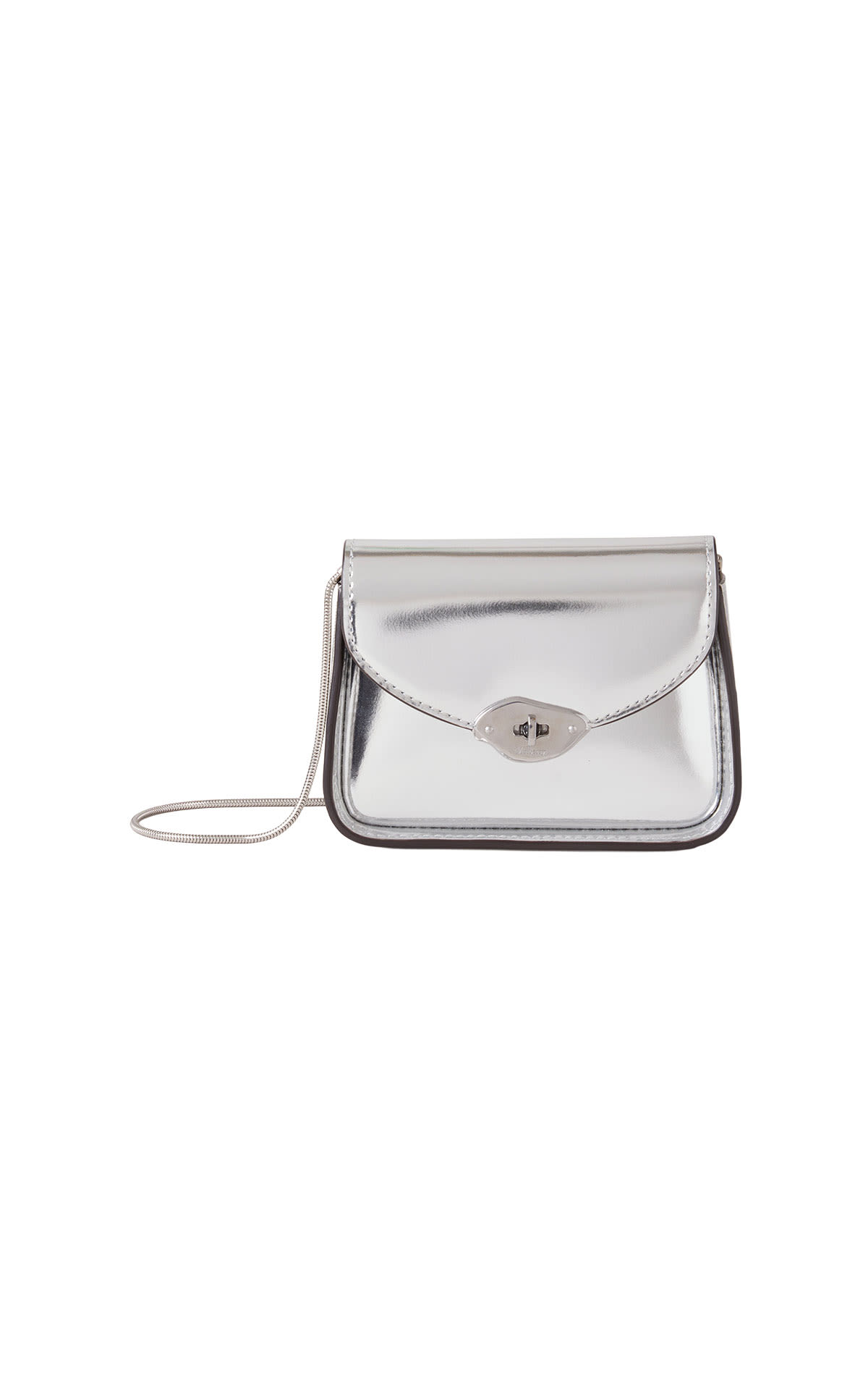 Mulberry Lana mini wallet on chain mirror from Bicester Village