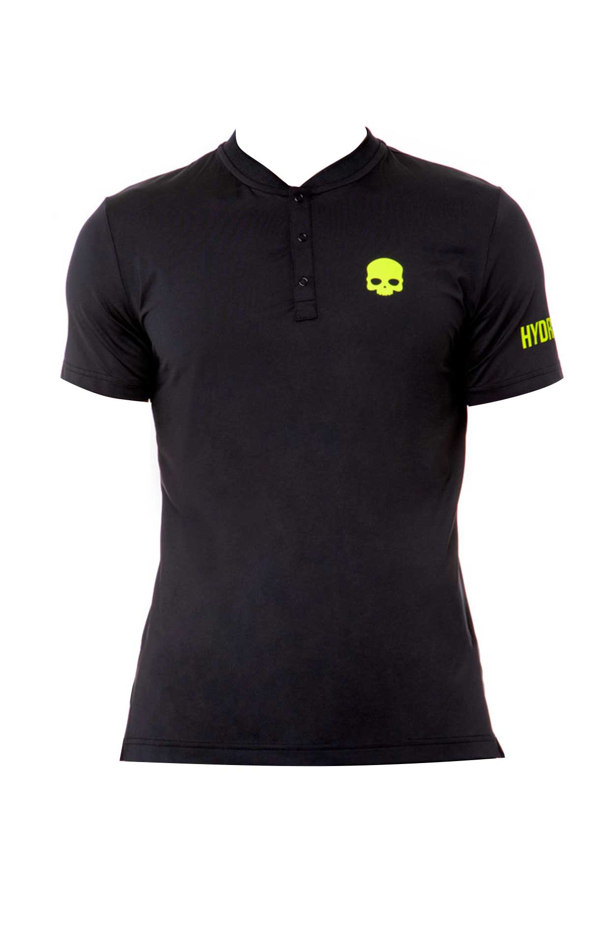 T-shirt nera con teschio catarifrangente Hydrogen