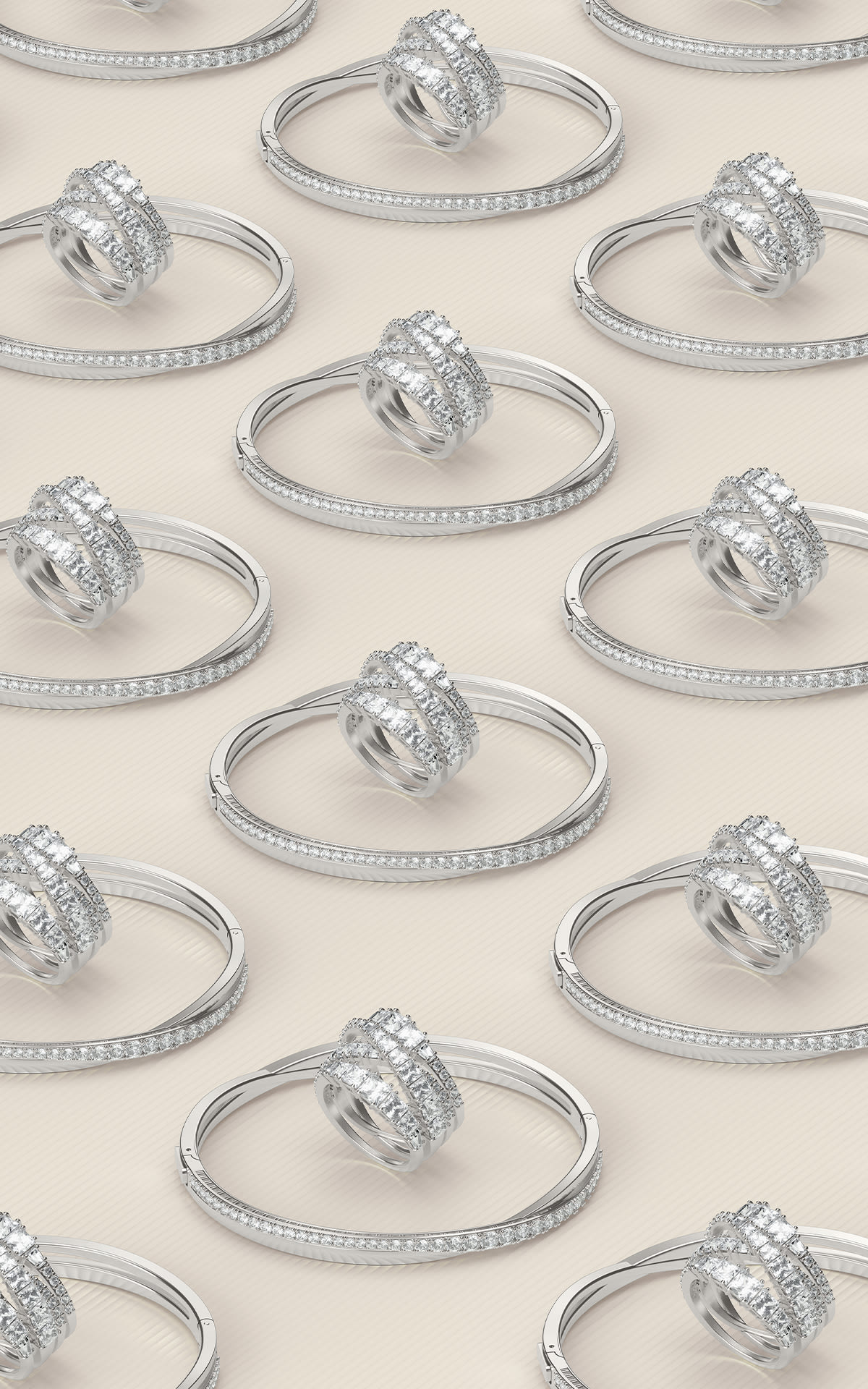 Photo silver rings and bracelets