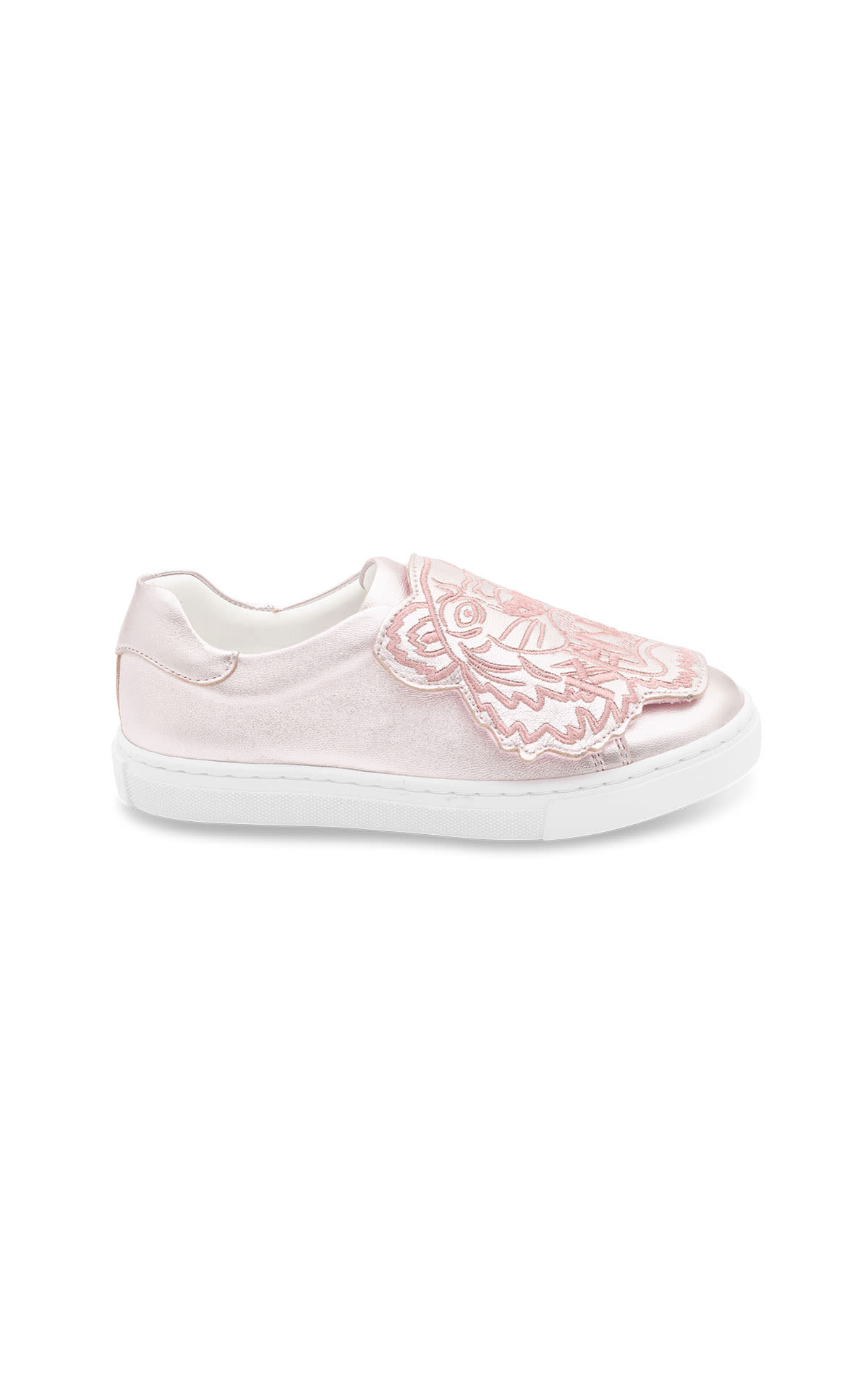 Pink sneakers KENZO Kidsa round