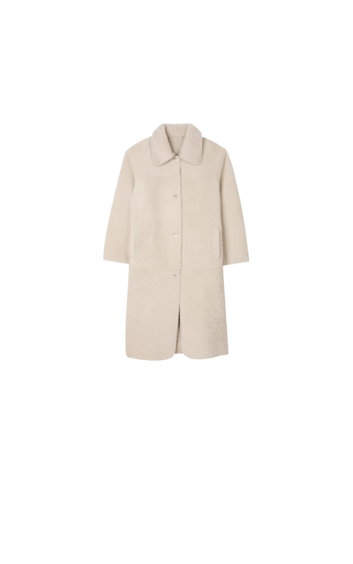 Sandro Giovanni teddy shearling coat from Bicester Village