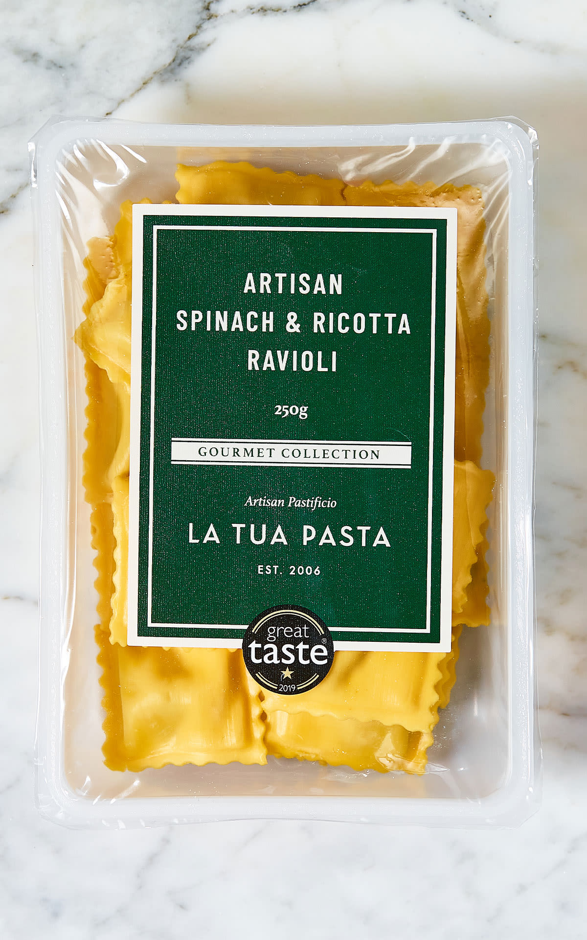 La Tua Pasta Spinach and ricotta ravioli from Bicester Village