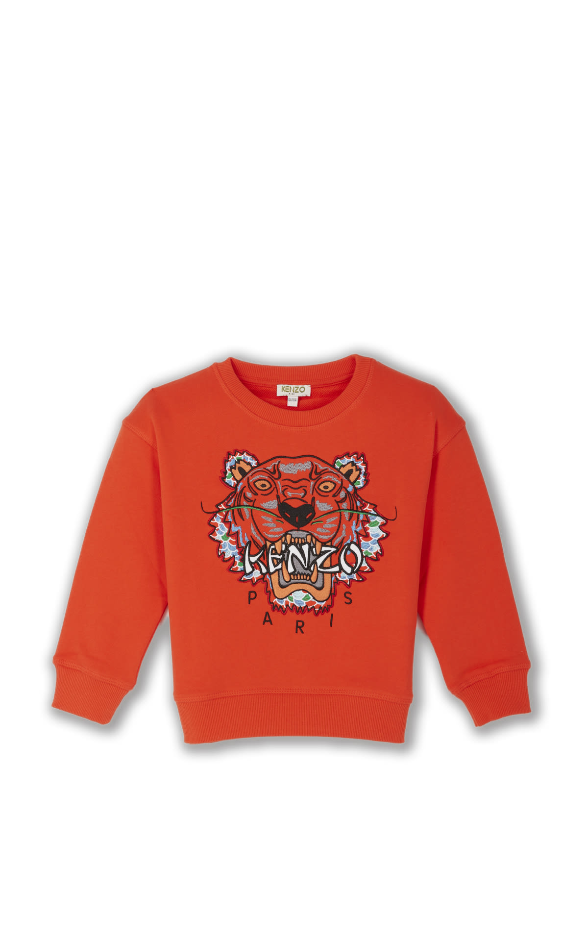 KENZO red embroidered tiger sweater