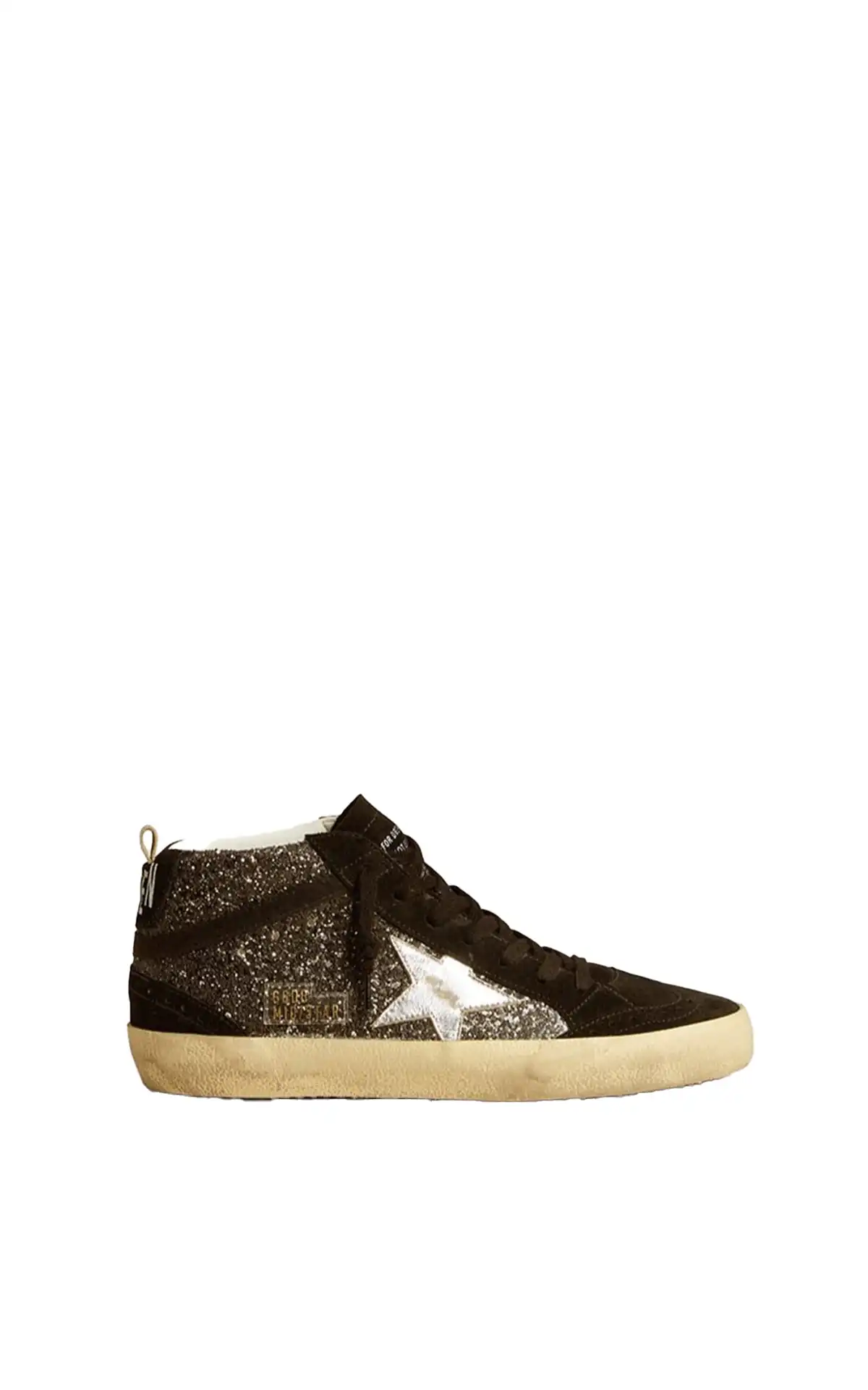 Golden Goose Baskets Mid Star noires à paillettes La Vallée Village