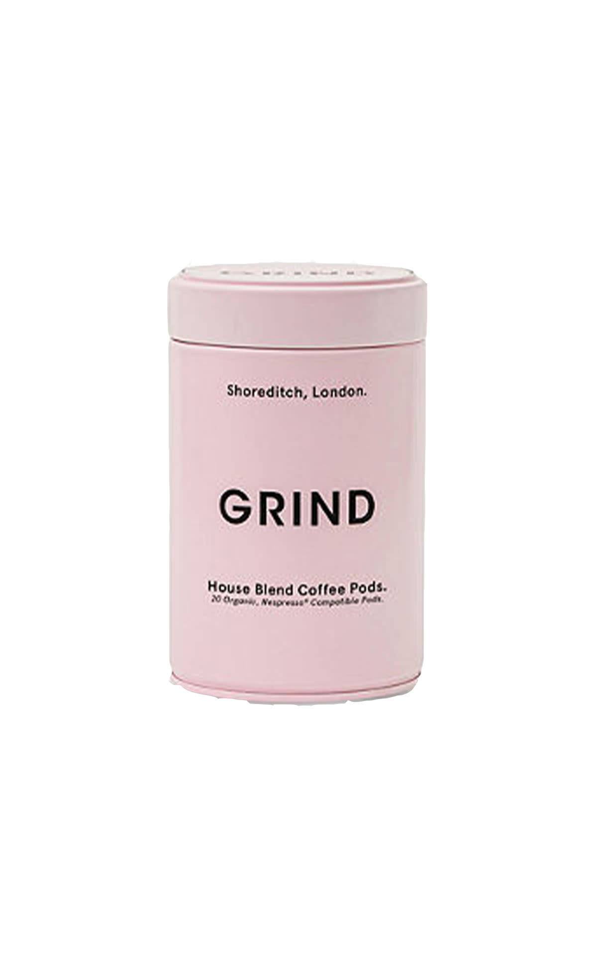 Grind Tin of compostable coffee pods from Bicester Village