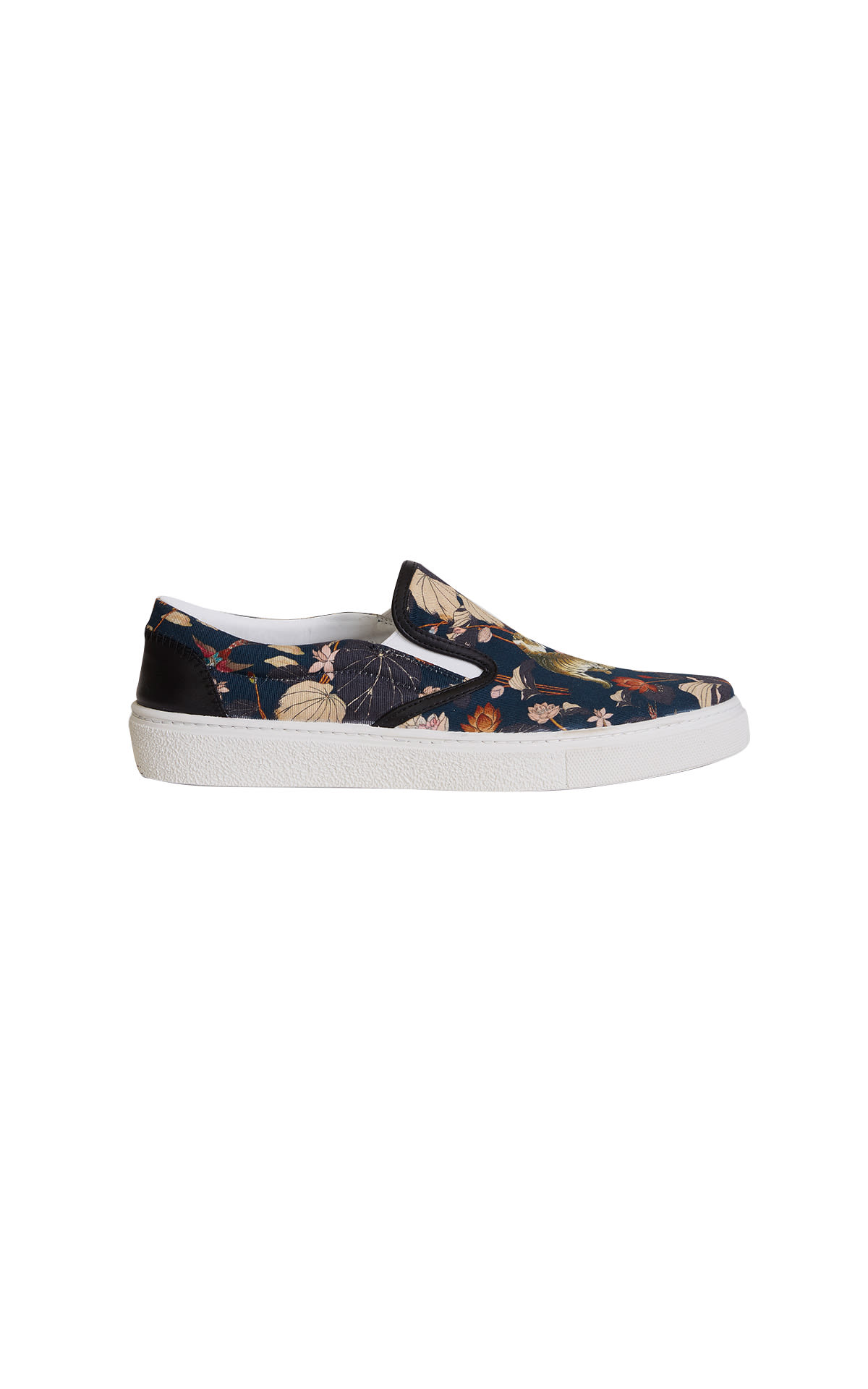 Sneakers slip-on stampa floreale