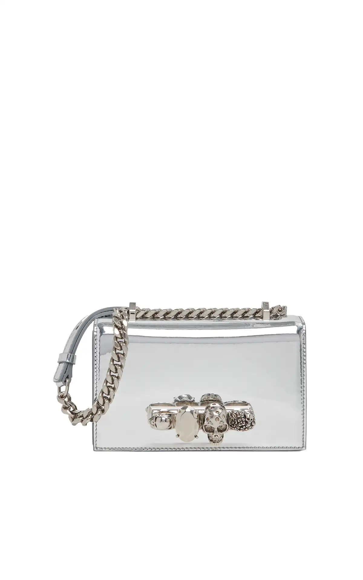 McQueen Le Mini Jewelled Satchel silver La Vallée Village
