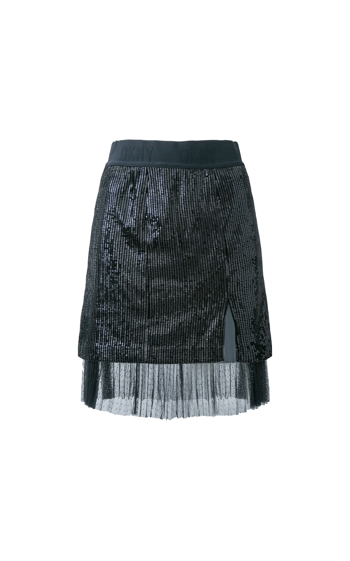 Falda corta lentejuelas DKNY