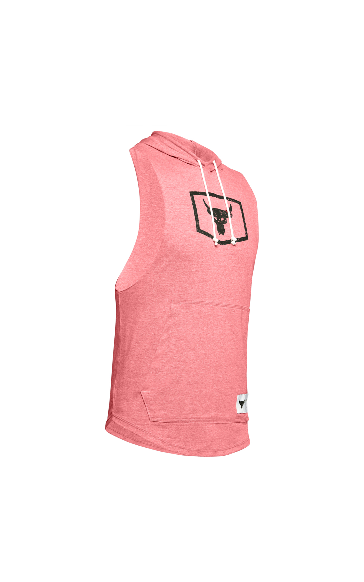 project rock sleeveless hoodie pink