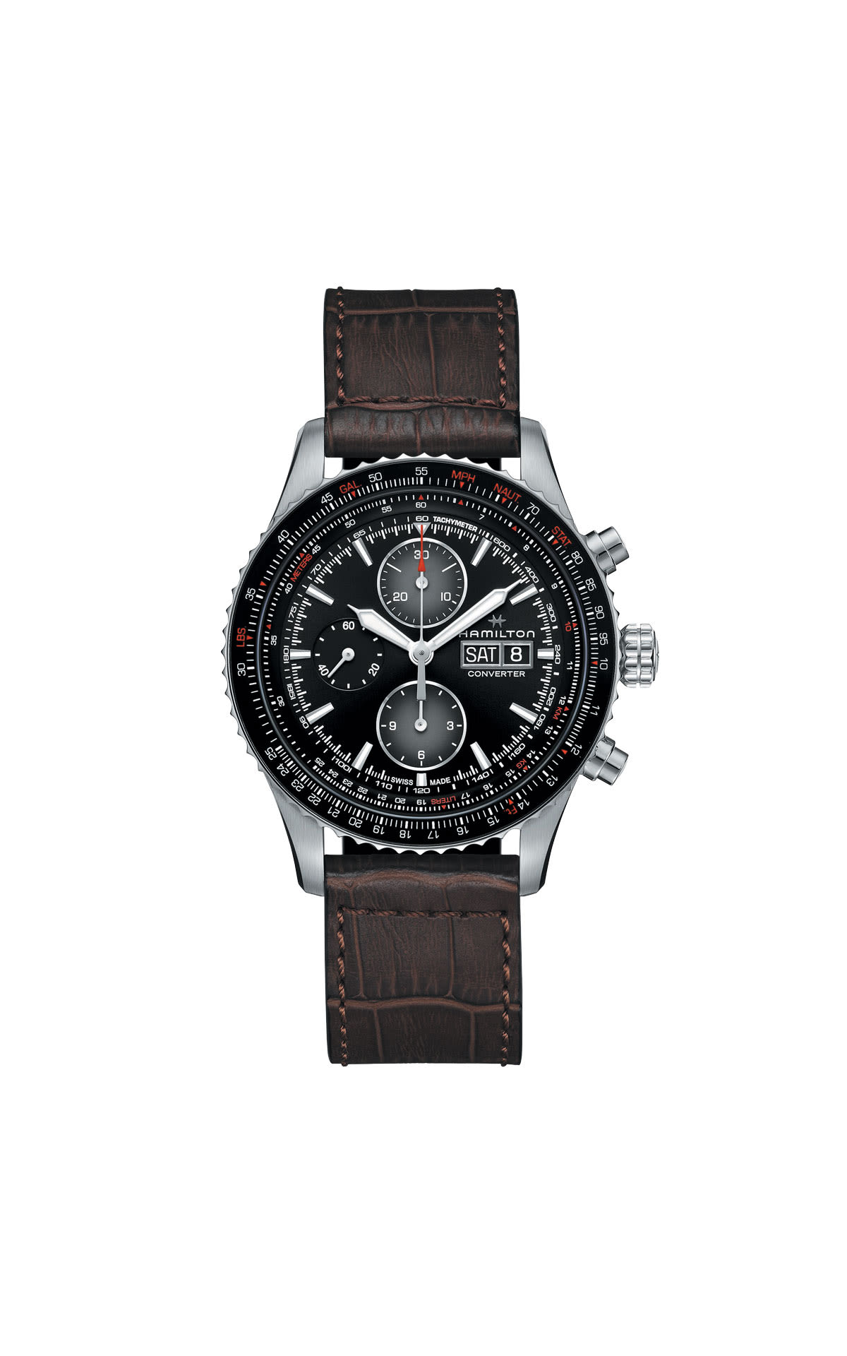 Hour Passion H76726530 Khaki Aviation Auto 44mm from Bicester Village