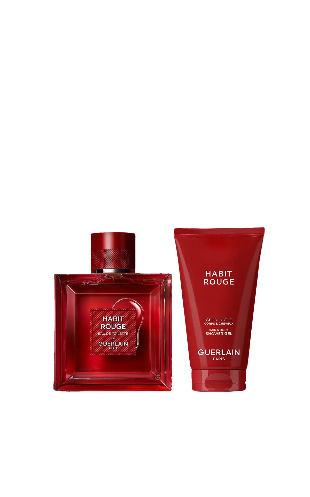 Guerlain Set Habit Rouge eau de toilette 100 ml + shower gel La Vallée Village