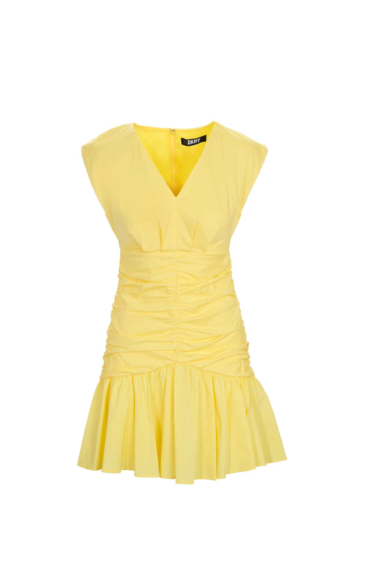 Vestido amarillo DKNY