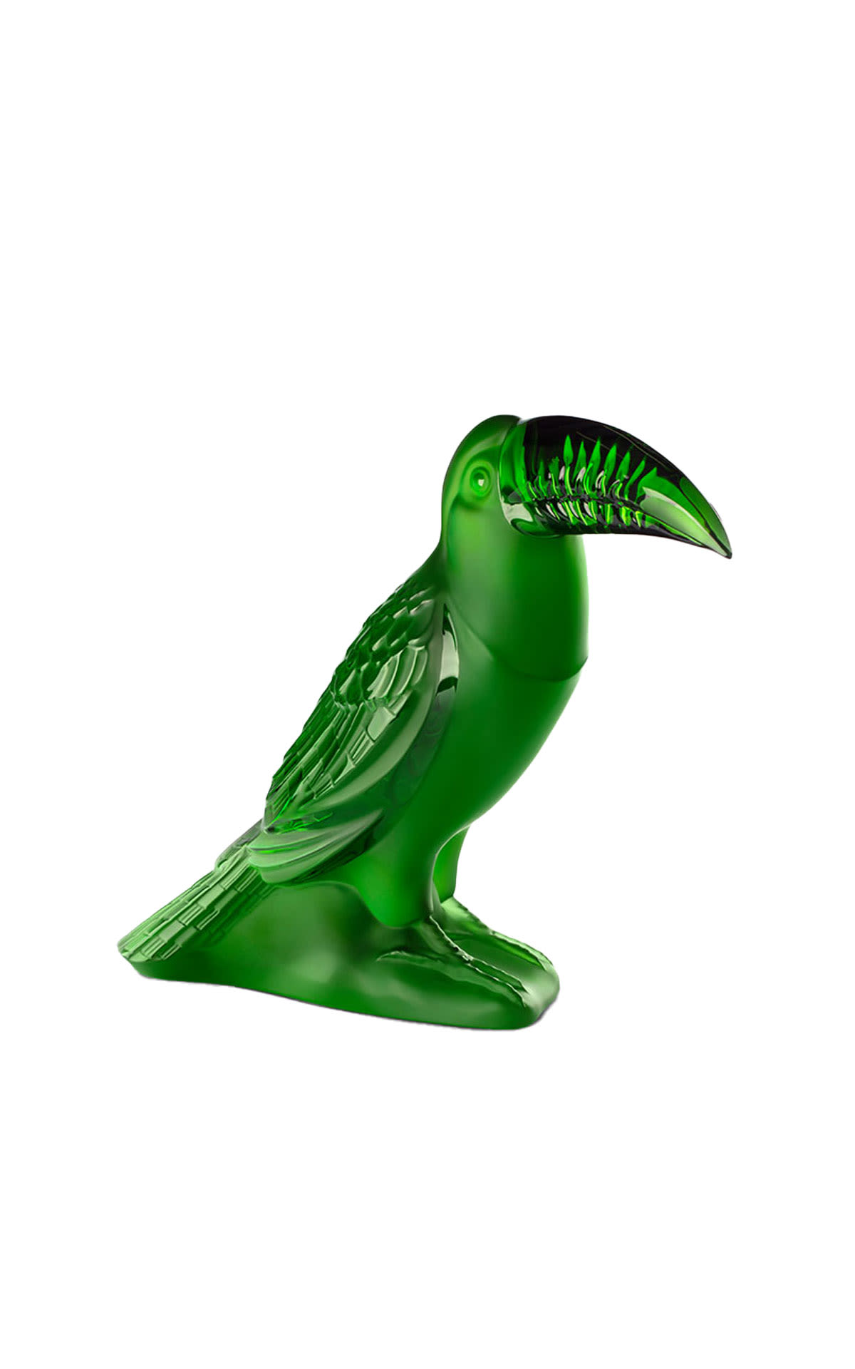 Lalique Toucan Sculpture Green from Bicester Village