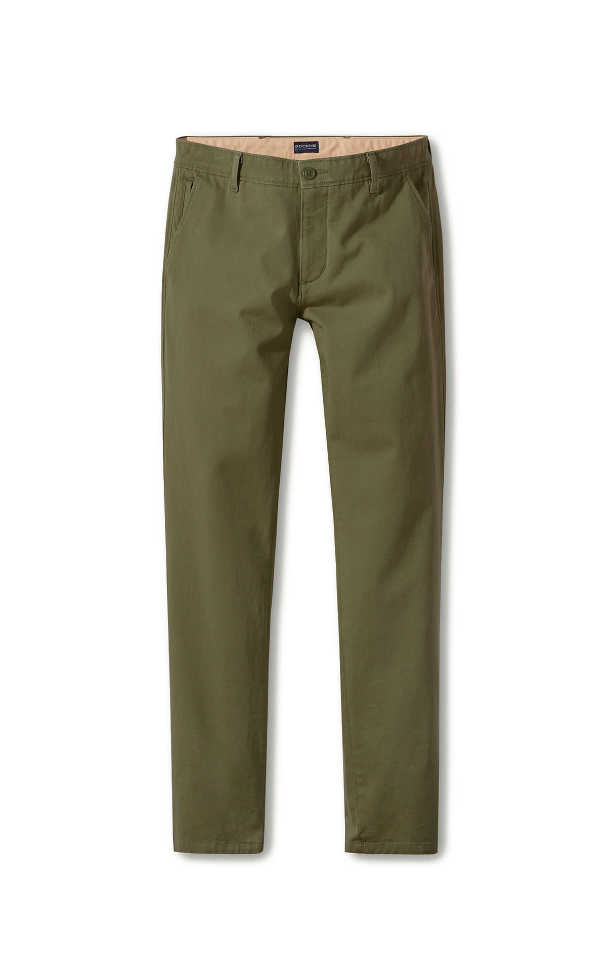 Khaki green skinny pants Dockers