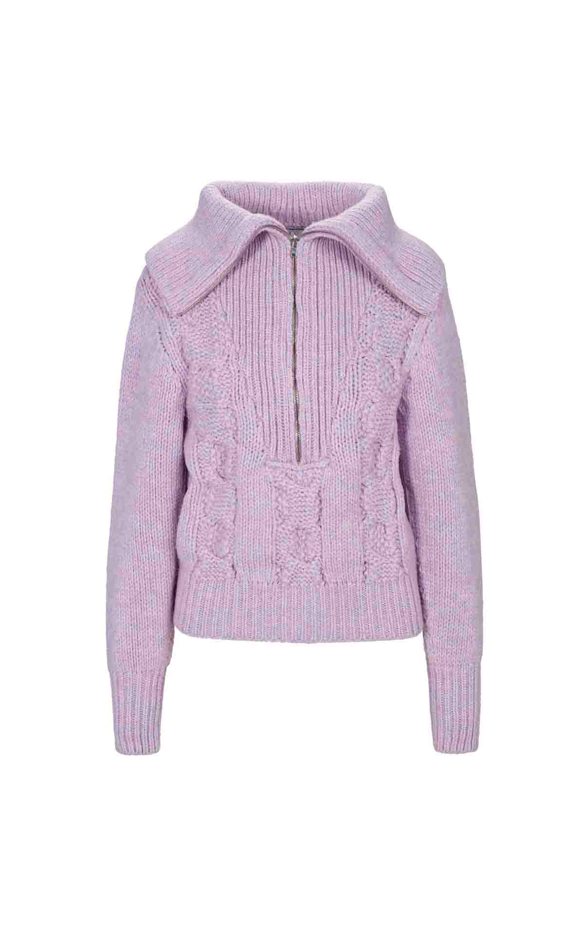 Lilac knitted sweater IRO Paris outlet barcelona la roca villge
