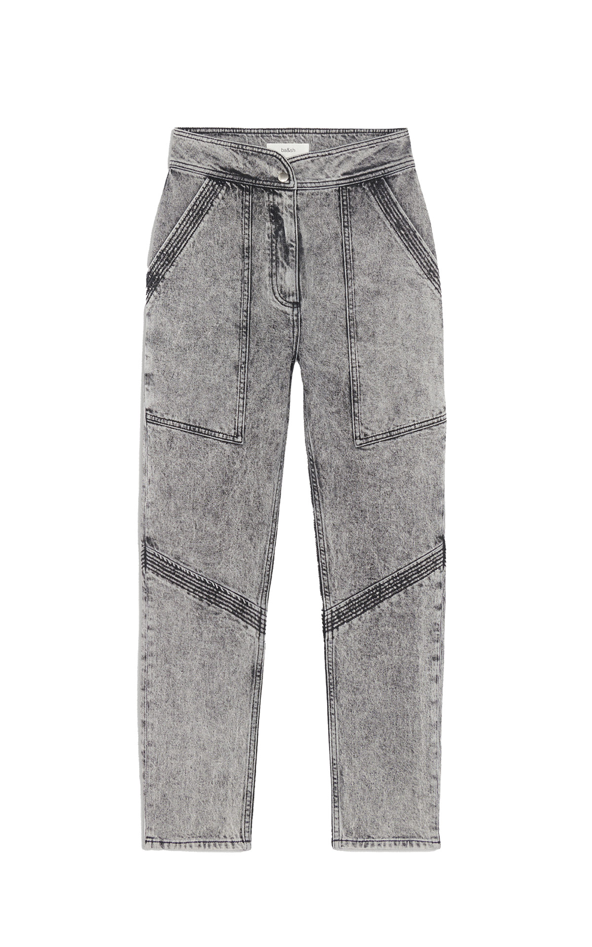 gray jean pants ba&sh