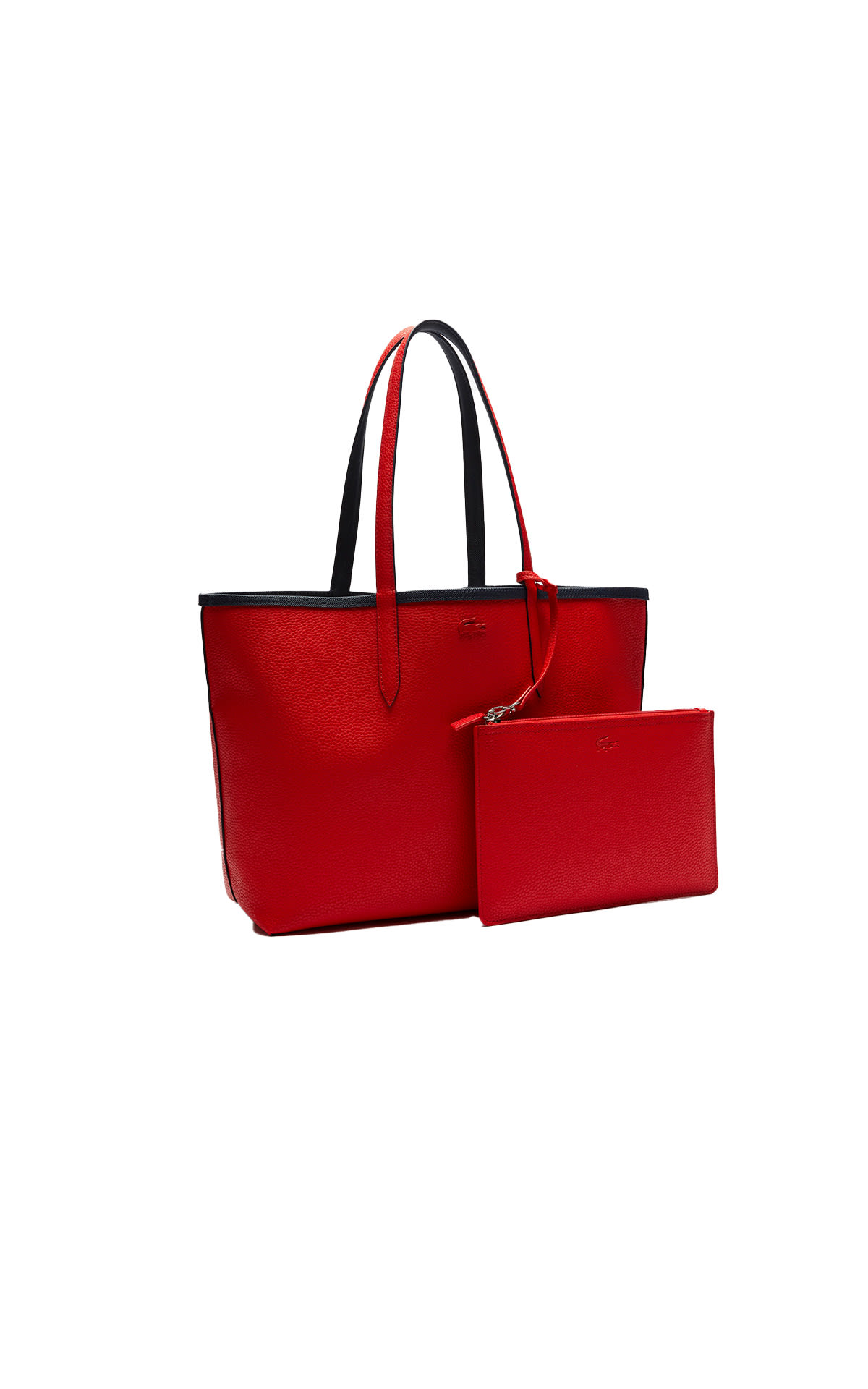 Lacoste Anna reversible tote pouch navy red 2.0 from Bicester Village