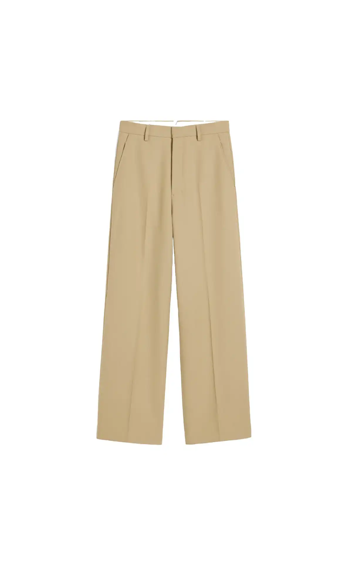 AMI Paris women camel Large fit trousers La Vallée Village