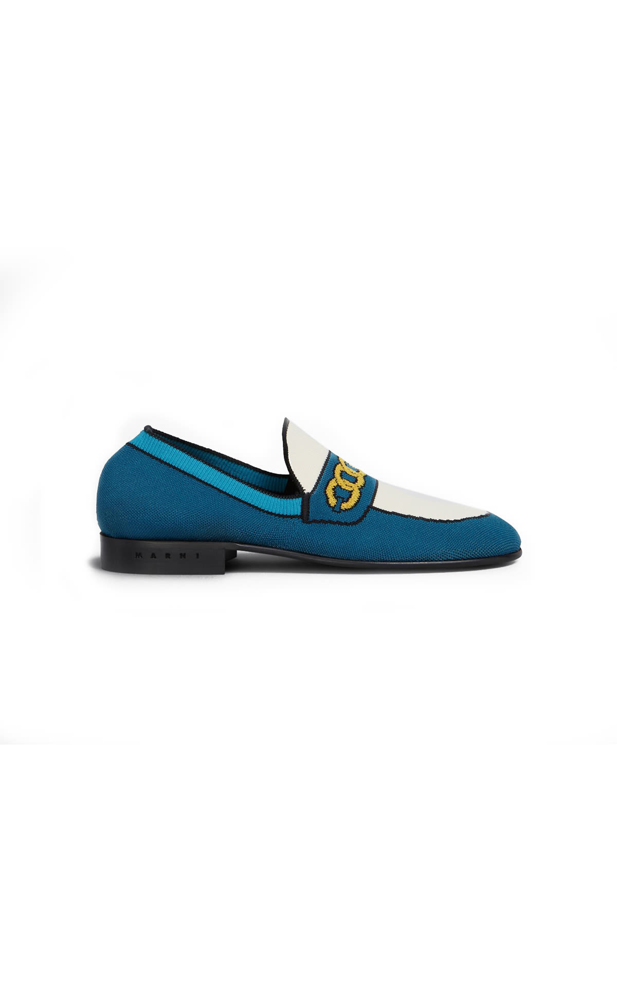 Marni Moccasins with contrasting graphic 